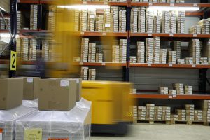 Warehouse with clark